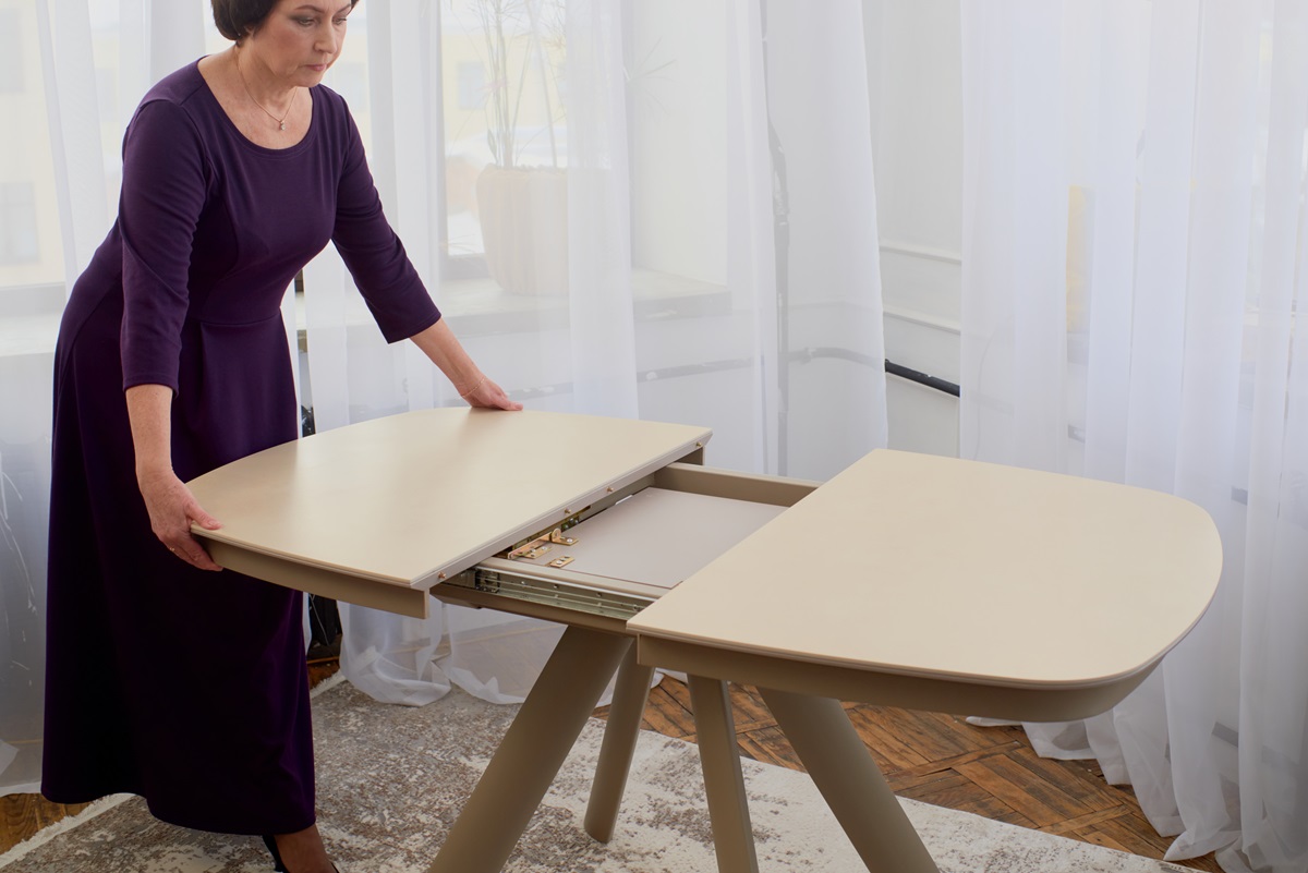 Стол полуовальный раздвижной Сохо-2C купить Новосибирске - Фото 5