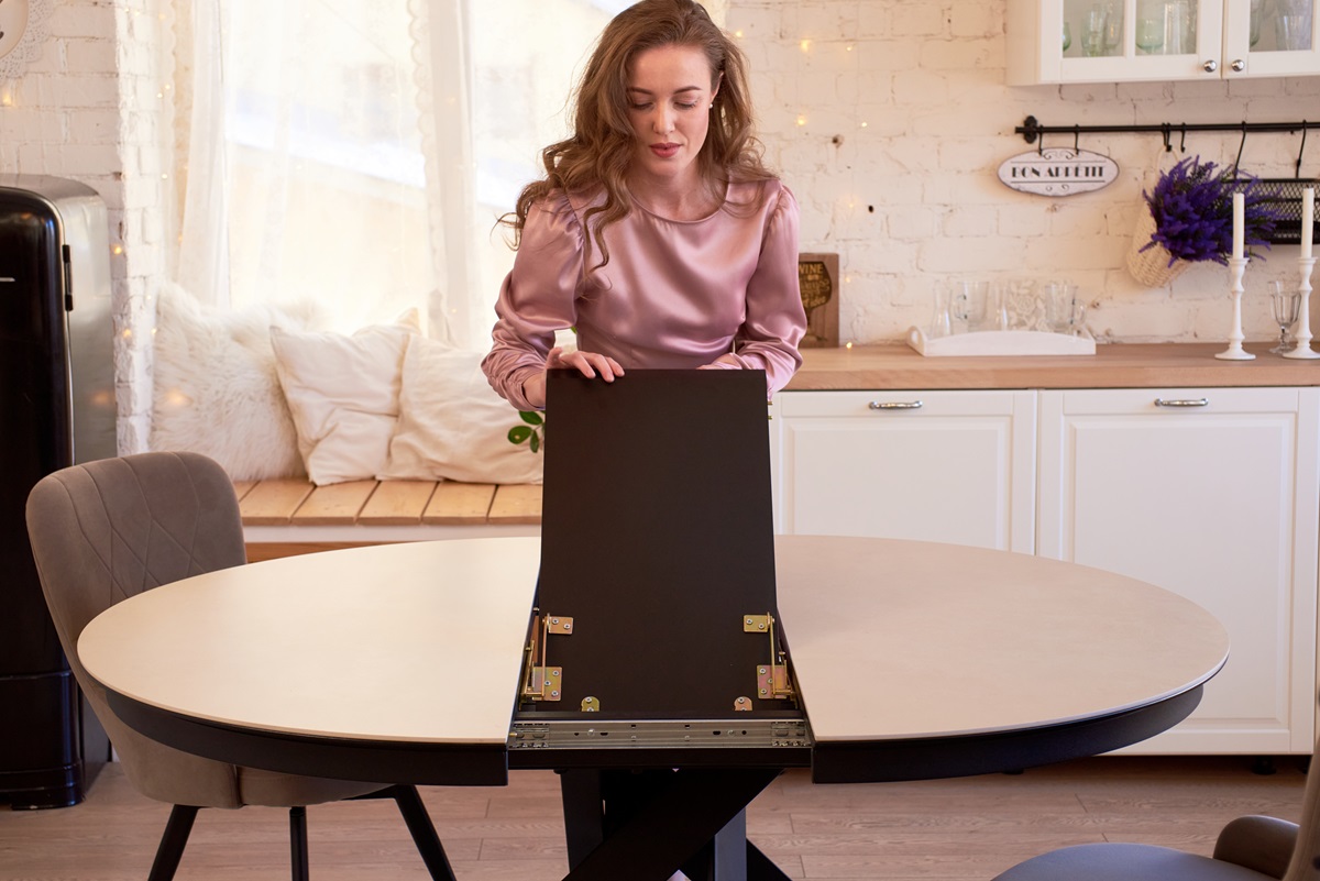 Стол круглый раздвижной Лондон-2C/R купить Новосибирске - Фото 5