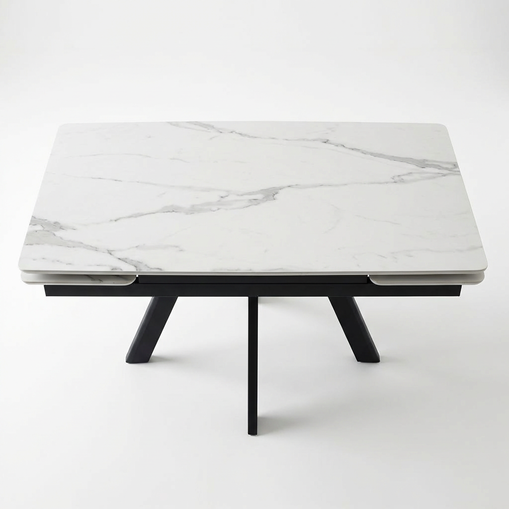 Стол прямоугольный раздвижной Форум (стекло) купить Новосибирске - Фото 2