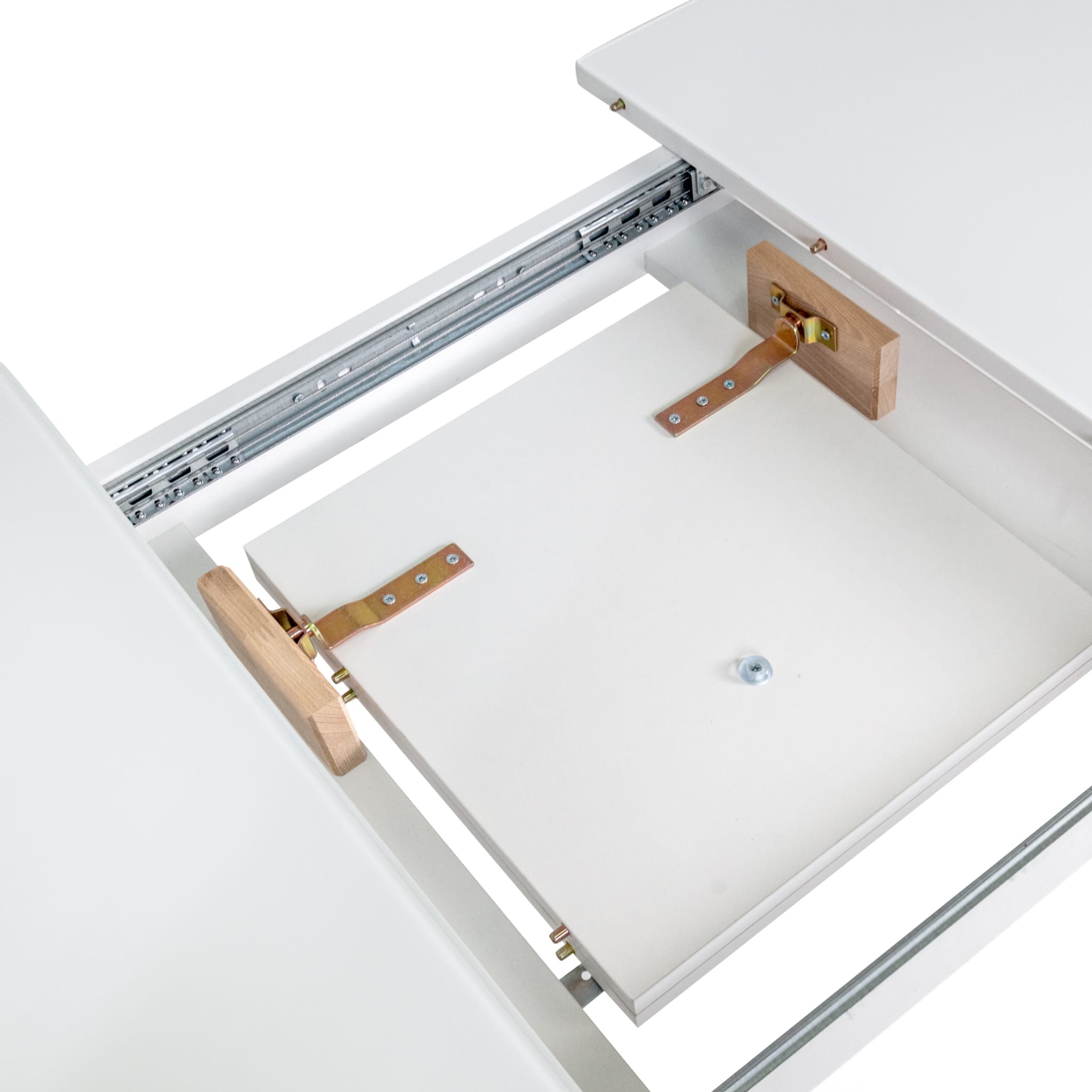 Стол полуовальный раздвижной Кристалл 2 купить Новосибирске - Фото 6