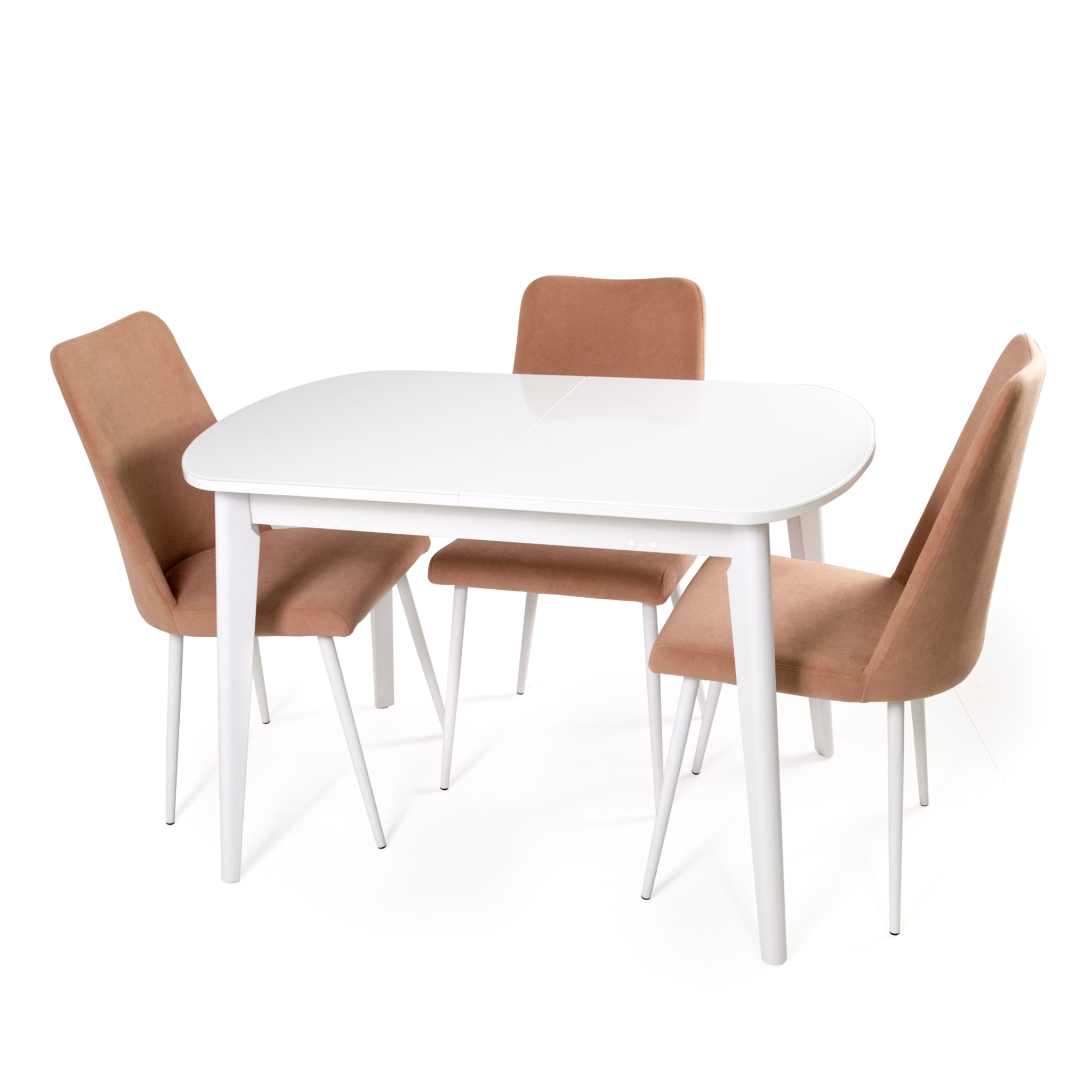 Стол полуовальный раздвижной Кристалл 2 купить Новосибирске - Фото 9