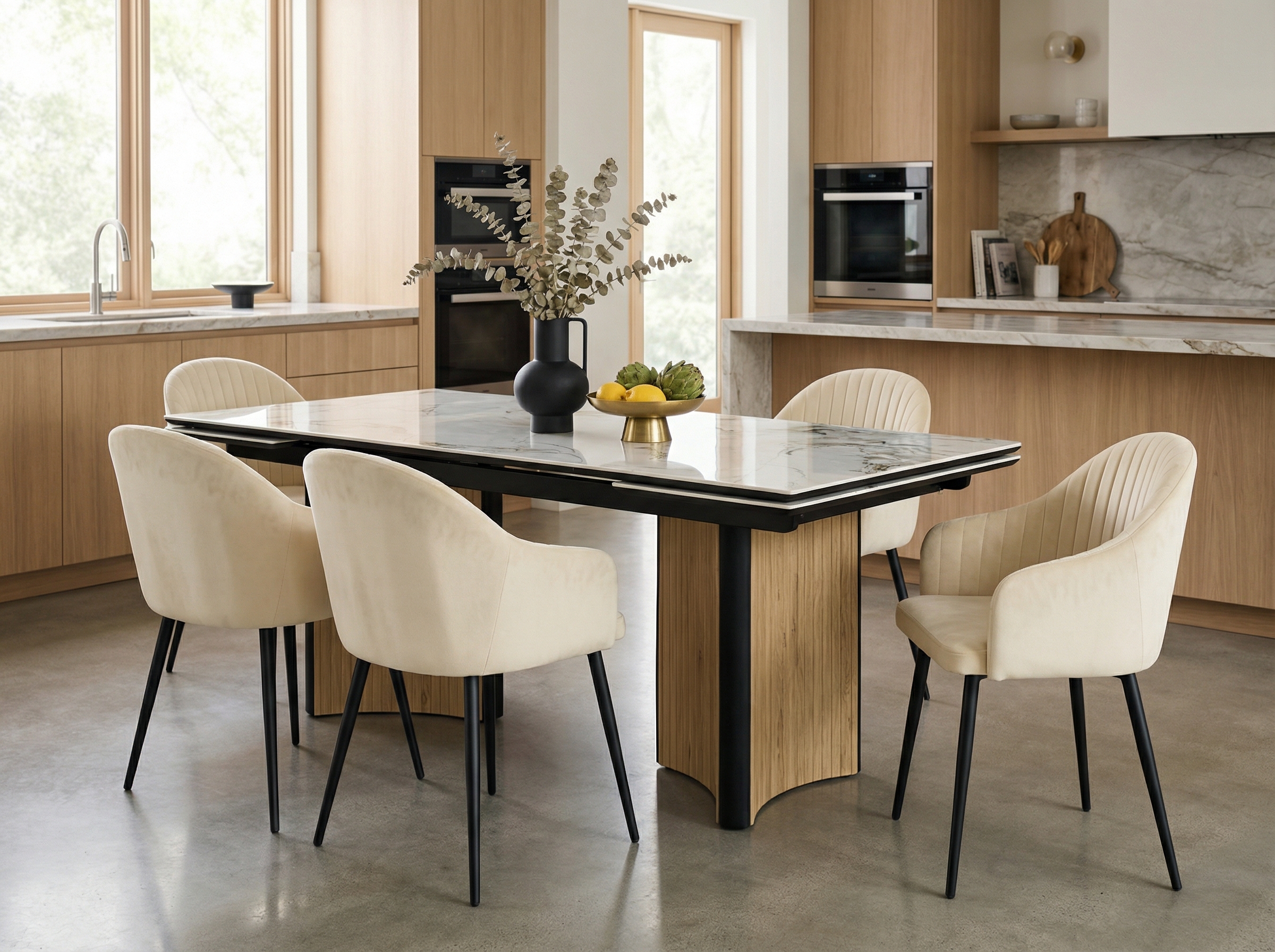 Обеденная зона Страдивари + Полукресло Шелл