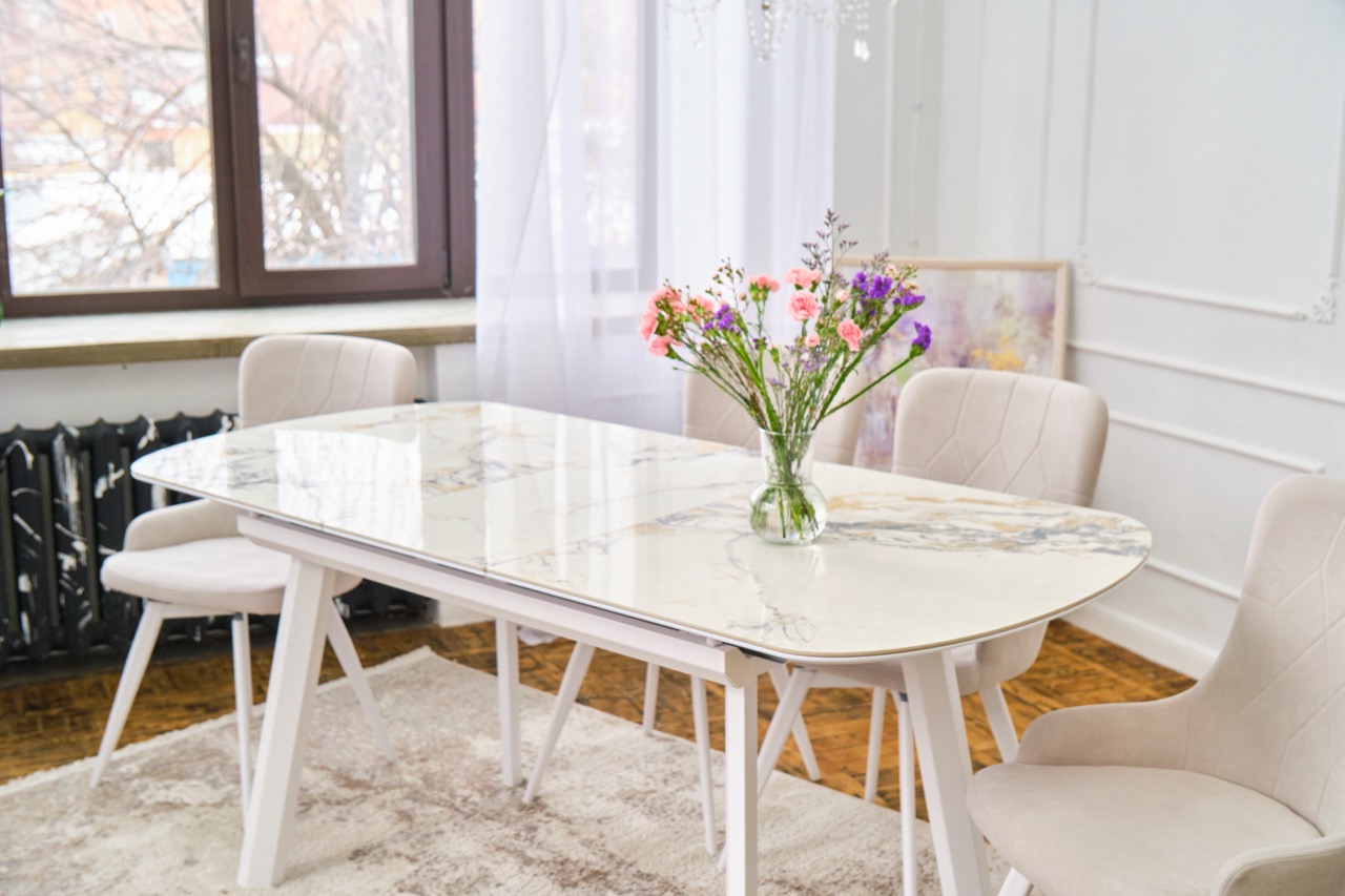 Стол полуовальный раздвижной Шамони-2С купить Новосибирске - Фото 3