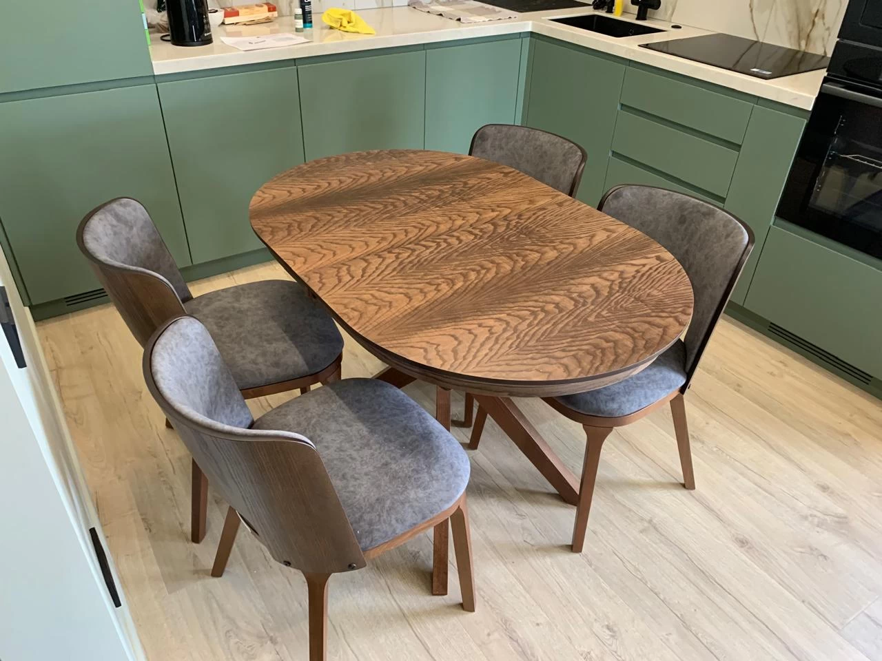 Стол овальный раздвижной СИЛЬВЕР 120 купить Новосибирске - Фото 6